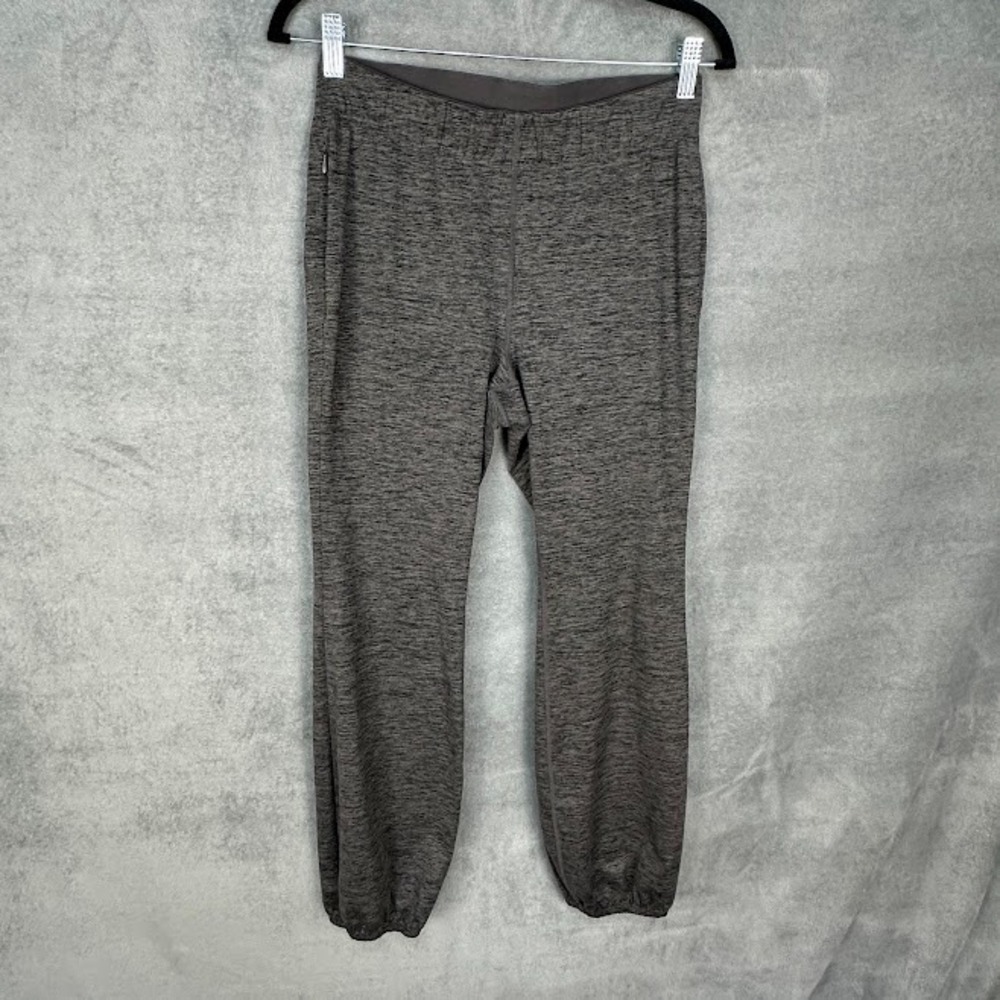 Free People Movement Pants Womens Large Gray Heathered Balloon Jogger Active